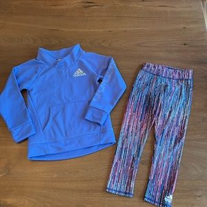 Girls sz 5 Adidas outfit